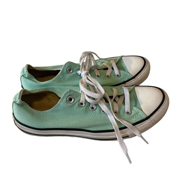 Mint Green Converse All Star Sneakers in Ladies Size 8.5 - Picture 2 of 7